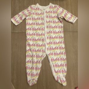 Roller Rabbit 3-6 Month Pima Cotton Footed Sleeper